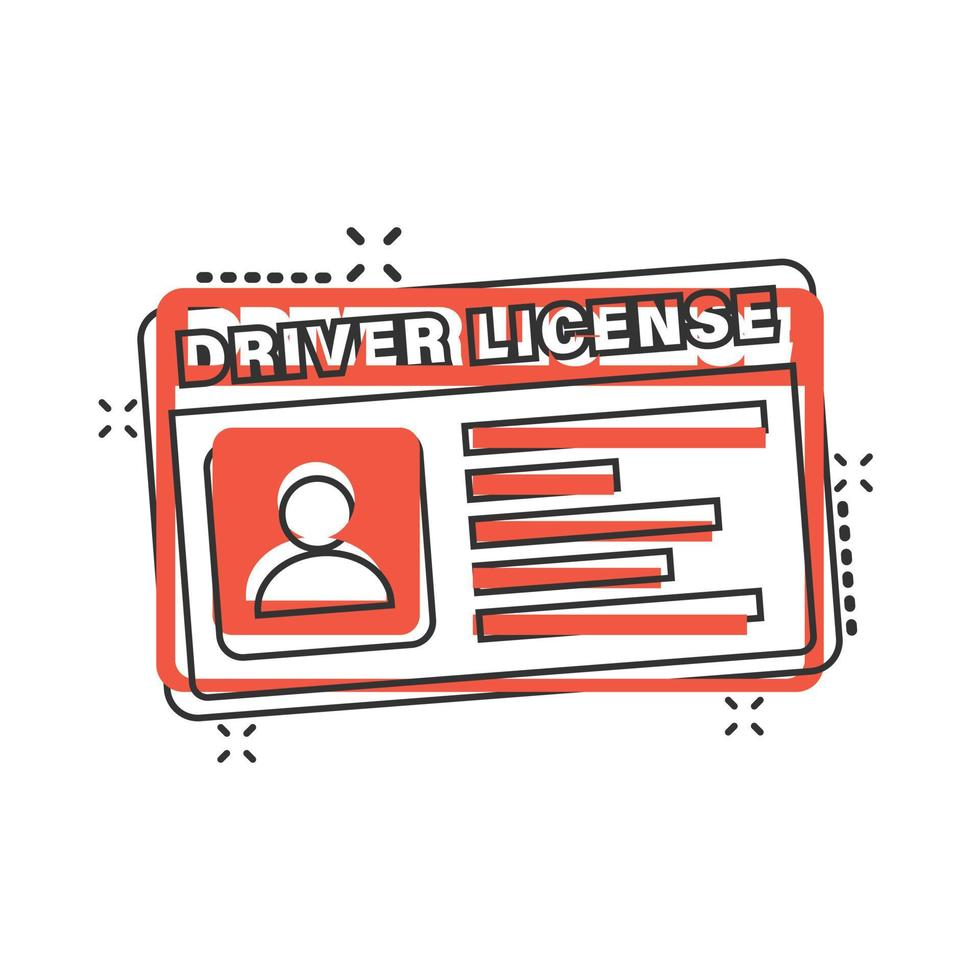 Driving licence illustration