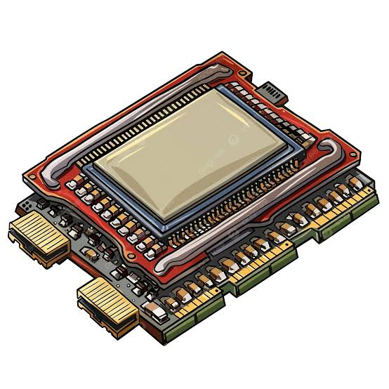 Electronic hardware illustration